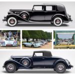 Packards at Concours of Elegance Collage